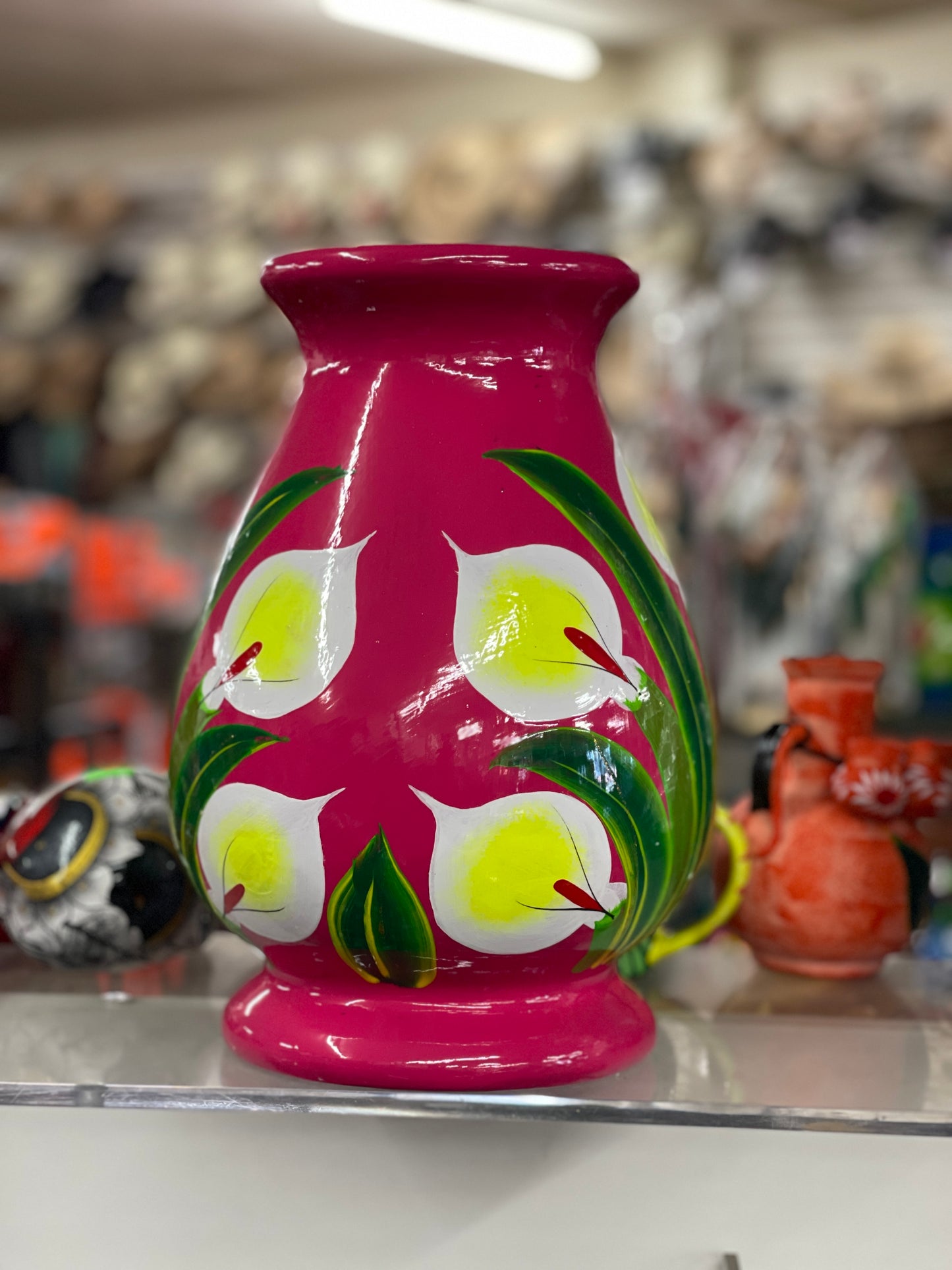 Mexican Flower Vase Short